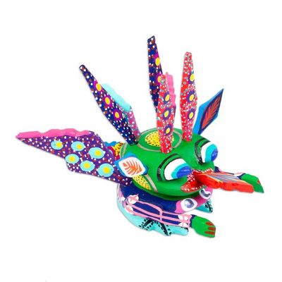 Alternate image for Colorful Alebrije Figurine from Mexico Crazy Martian