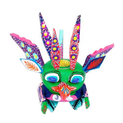 Alternate image for Colorful Alebrije Figurine from Mexico Crazy Martian