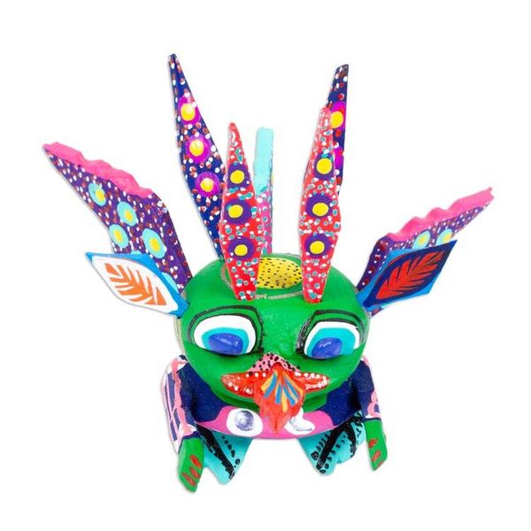 Alternate image for Colorful Alebrije Figurine from Mexico Crazy Martian