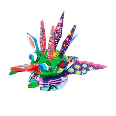 Alternate image for Colorful Alebrije Figurine from Mexico Crazy Martian
