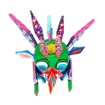 Alternate image for Colorful Alebrije Figurine from Mexico Crazy Martian