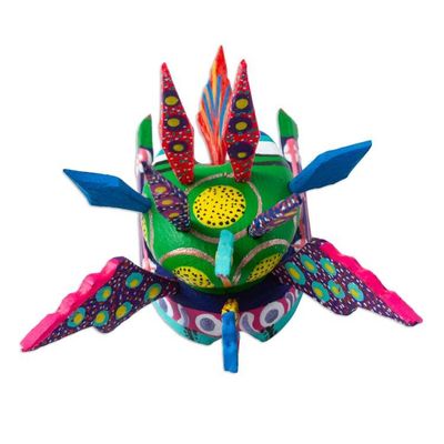 Alternate image for Colorful Alebrije Figurine from Mexico Crazy Martian