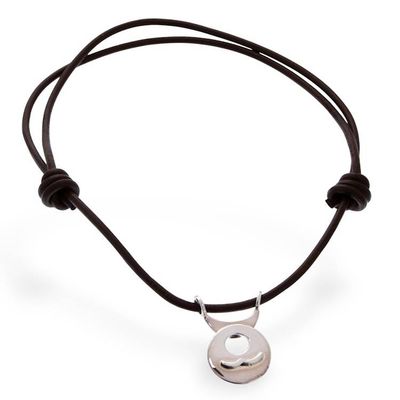 Alternate image for Taxco Sterling Silver Aquarius Pendant Necklace from Mexico Aquarius Moon