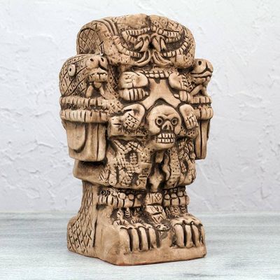 Alternate image for Ceramic figurine Large Serpent Skirt Goddess