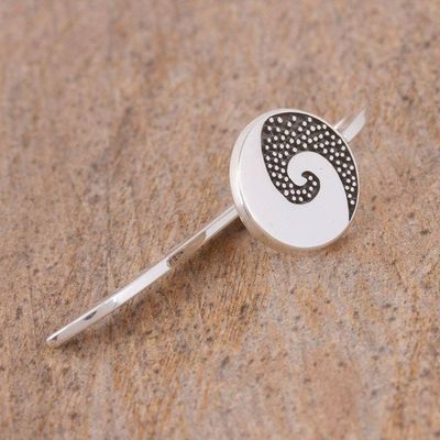 Primary image for Spiral Motif Sterling Silver Bookmark from Mexico Wave of Stories