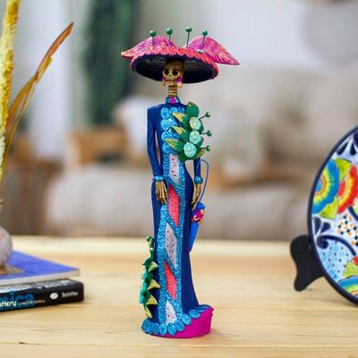 Primary image for Artisan Crafted Ceramic Catrina Statuette La Catrina Estrella