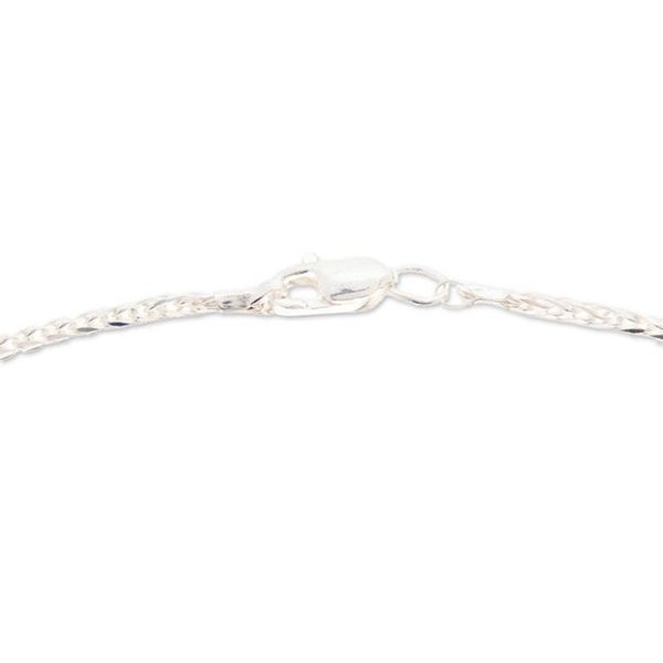Alternate image for Artisan Crafted Taxco Silver Obsidian and Citrine Necklace Dewdrop