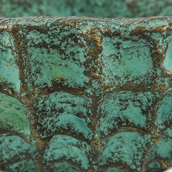 Alternate image for Handcrafted Decorative Bowl in Green from Thailand Green Web