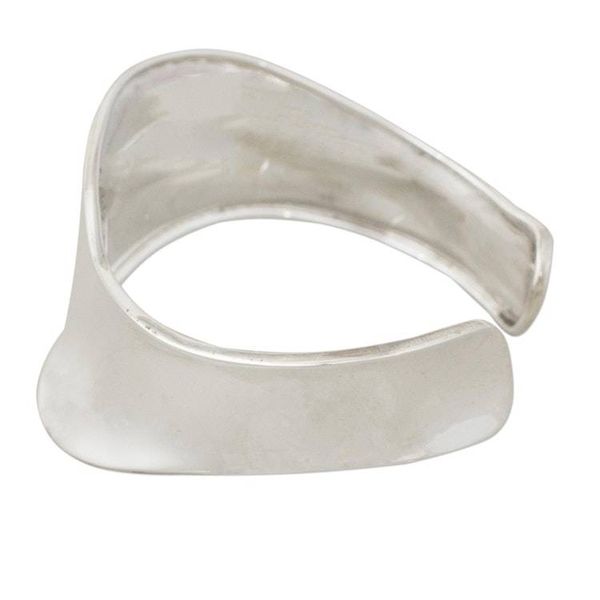 Alternate image for Sterling silver cuff bracelet Silver Ribbon