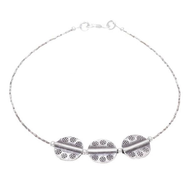 Alternate image for Hill Tribe 950 Silver Anklet Mystic Origins