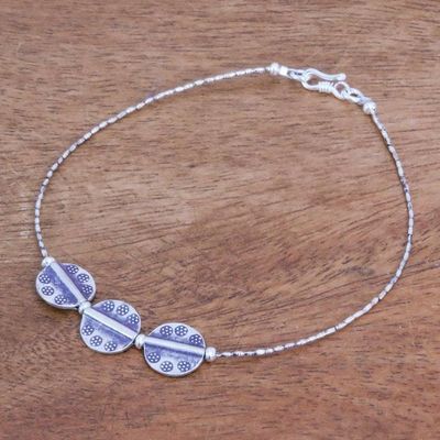 Alternate image for Hill Tribe 950 Silver Anklet Mystic Origins