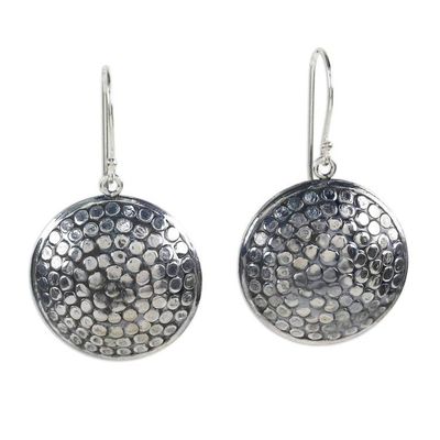 Alternate image for Artisan Crafted 925 Sterling Silver Earrings from Thailand Pollen