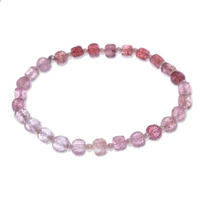 Alternate image for Handcrafted Quartz and Cultured Pearl Bracelet Colors of Chiang Mai