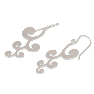 Alternate image for Unique Sterling Silver Dangle Earrings New Life
