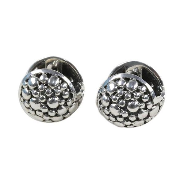 Alternate image for 925 Silver Huggie Hoop Earrings Artisan Crafted in Thailand Fun Life