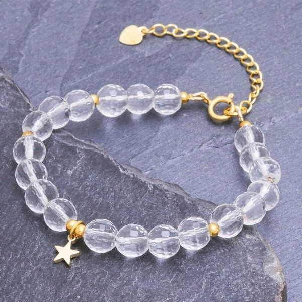 Alternate image for Handcrafted Gold-Plated Star Charm Bracelet from Thailand Crystal Night