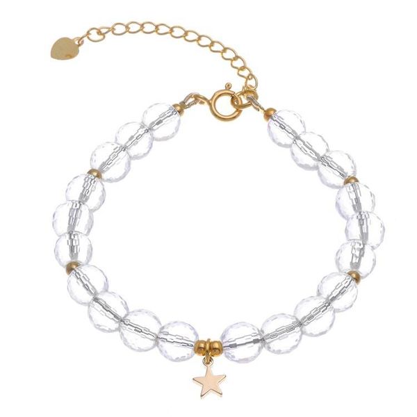 Alternate image for Handcrafted Gold-Plated Star Charm Bracelet from Thailand Crystal Night
