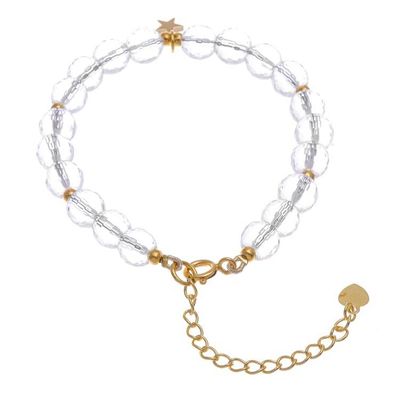 Alternate image for Handcrafted Gold-Plated Star Charm Bracelet from Thailand Crystal Night