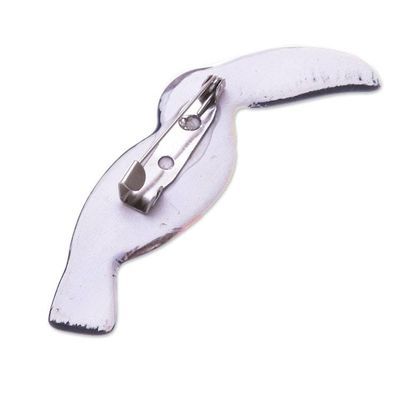 Alternate image for Toucan Brooch Hand Painted by Thai Artisan Toucan Joy