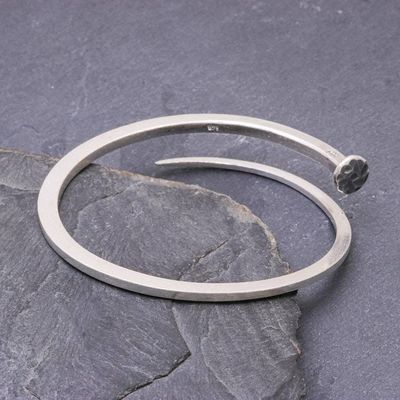 Alternate image for Fun Sterling Silver Nail Cuff Bracelet Nailed It