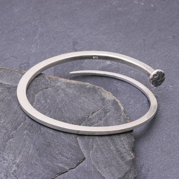 Alternate image for Fun Sterling Silver Nail Cuff Bracelet Nailed It
