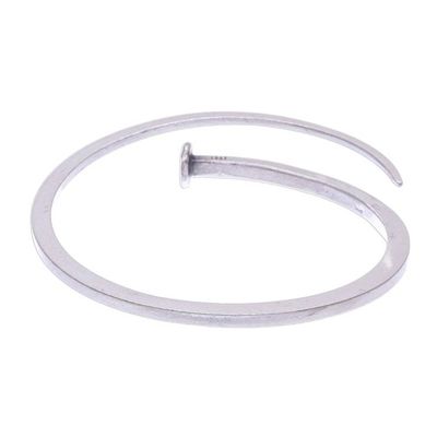Alternate image for Fun Sterling Silver Nail Cuff Bracelet Nailed It