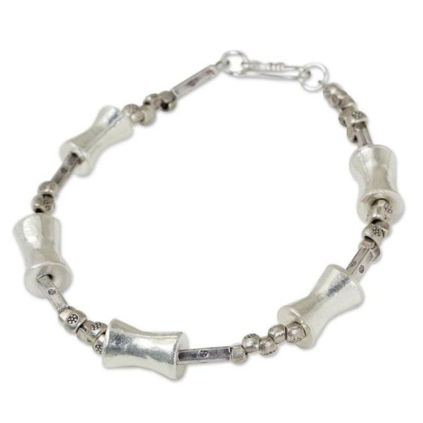 Alternate image for Unique Hill Tribe Silver Bracelet Sterling Integrity