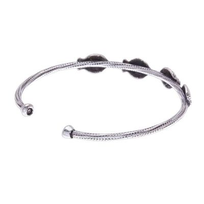 Alternate image for Fish Family 950 Silver Cuff Bracelet Fish Family