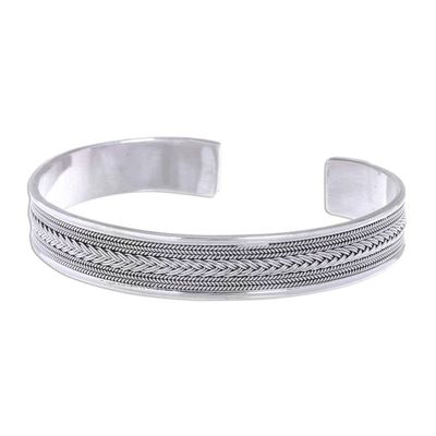 Alternate image for Patterned Sterling Silver Cuff Bracelet Patterns
