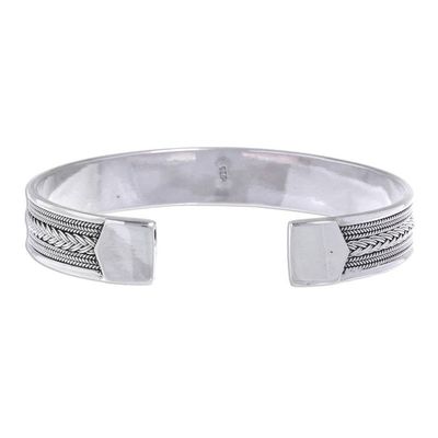 Alternate image for Patterned Sterling Silver Cuff Bracelet Patterns