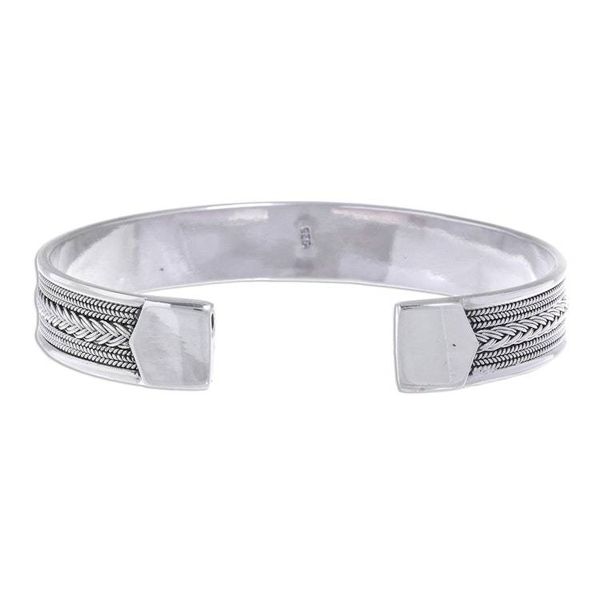 Alternate image for Patterned Sterling Silver Cuff Bracelet Patterns