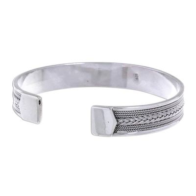 Alternate image for Patterned Sterling Silver Cuff Bracelet Patterns