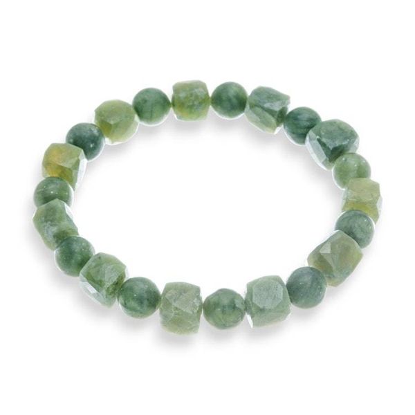 Alternate image for Stretch Bracelet with Round and Square Serpentine Beads Glorious Flair