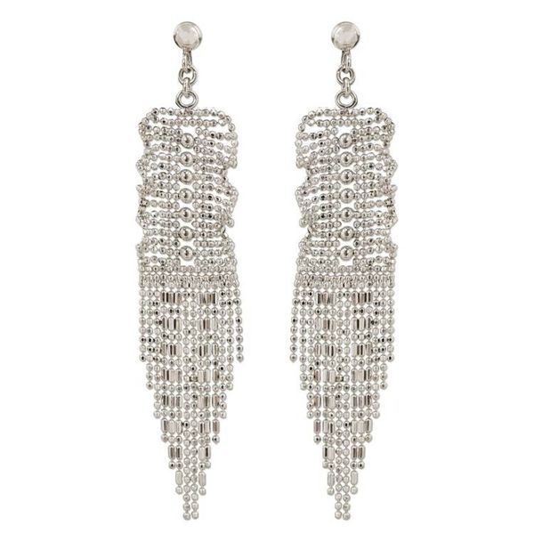 Alternate image for Thai Handcrafted Sterling Silver Waterfall Earrings Curtain Call