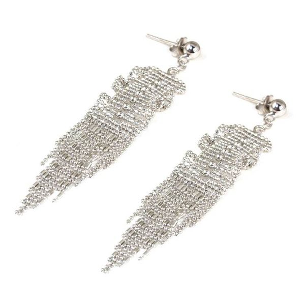 Alternate image for Thai Handcrafted Sterling Silver Waterfall Earrings Curtain Call