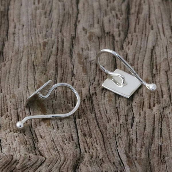 Alternate image for Sterling Silver Square-Shaped Ear Cuffs from Thailand Square Shimmer