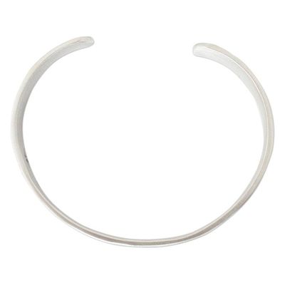 Alternate image for Hand Made Inspirational Sterling Silver Cuff Bracelet Always Hopeful
