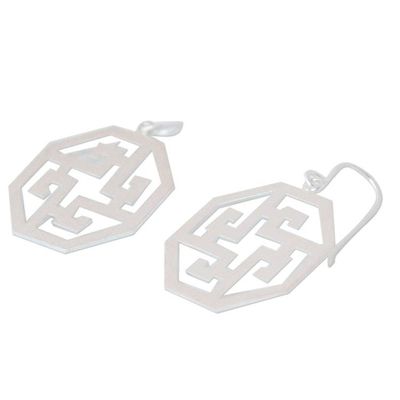 Alternate image for Sterling silver dangle earrings Charm and Fortune