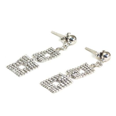 Alternate image for Artisan Crafted Thai Dangle Earrings in Sterling Silver Bangkok Palace