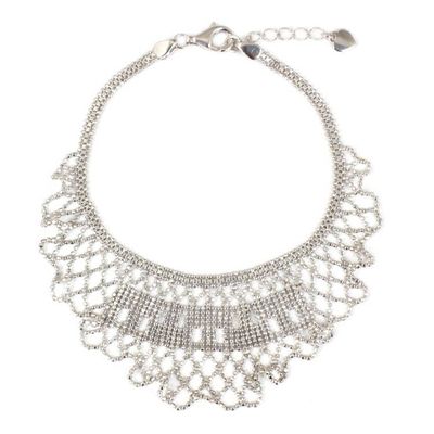 Alternate image for Thai Sterling Silver Adjustable Pendant Bracelet Jasmine Grace