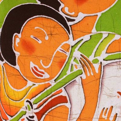 Alternate image for Artisan Crafted Cotton Cushion Covers Pair Lanna Ladies Charm