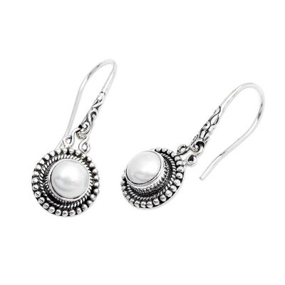 Alternate image for Cultured Freshwater Pearl Dangle Earrings from Bali Enchanted Radiance
