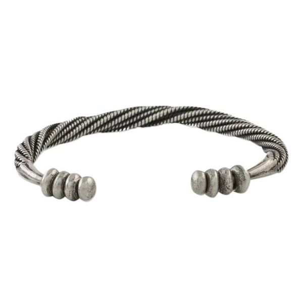 Alternate image for Handmade Sterling Silver Thai Hill Tribe Cuff Bracelet Serene Wave