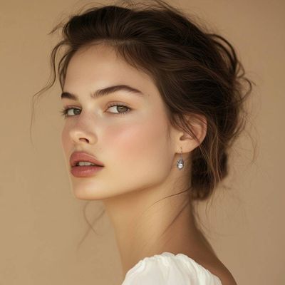 Alternate image for Cultured Freshwater Pearl Dangle Earrings from Bali Moonlit Petals