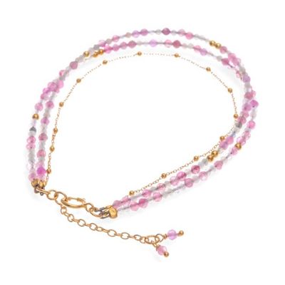 Alternate image for 24k Gold-Accented Beryl Beaded Strand Bracelet from Thailand Chic Reflections