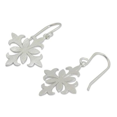 Alternate image for Earrings Crafted by Hand with Sterling Silver Siam Goth