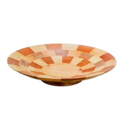 Alternate image for Hand Crafted Natural Wood Serving Bowl from Guatemala Domino