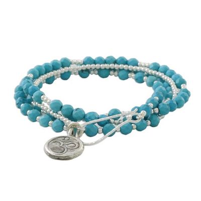 Alternate image for Beaded wrap bracelet Turquoise Universal Harmony
