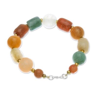 Alternate image for Multi-Gemstone Beaded Bracelet from Thailand Love and Mercy