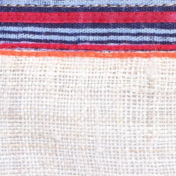 Alternate image for Hemp Shoulder Bag with Hmong-Style Trim Hmong Hemp